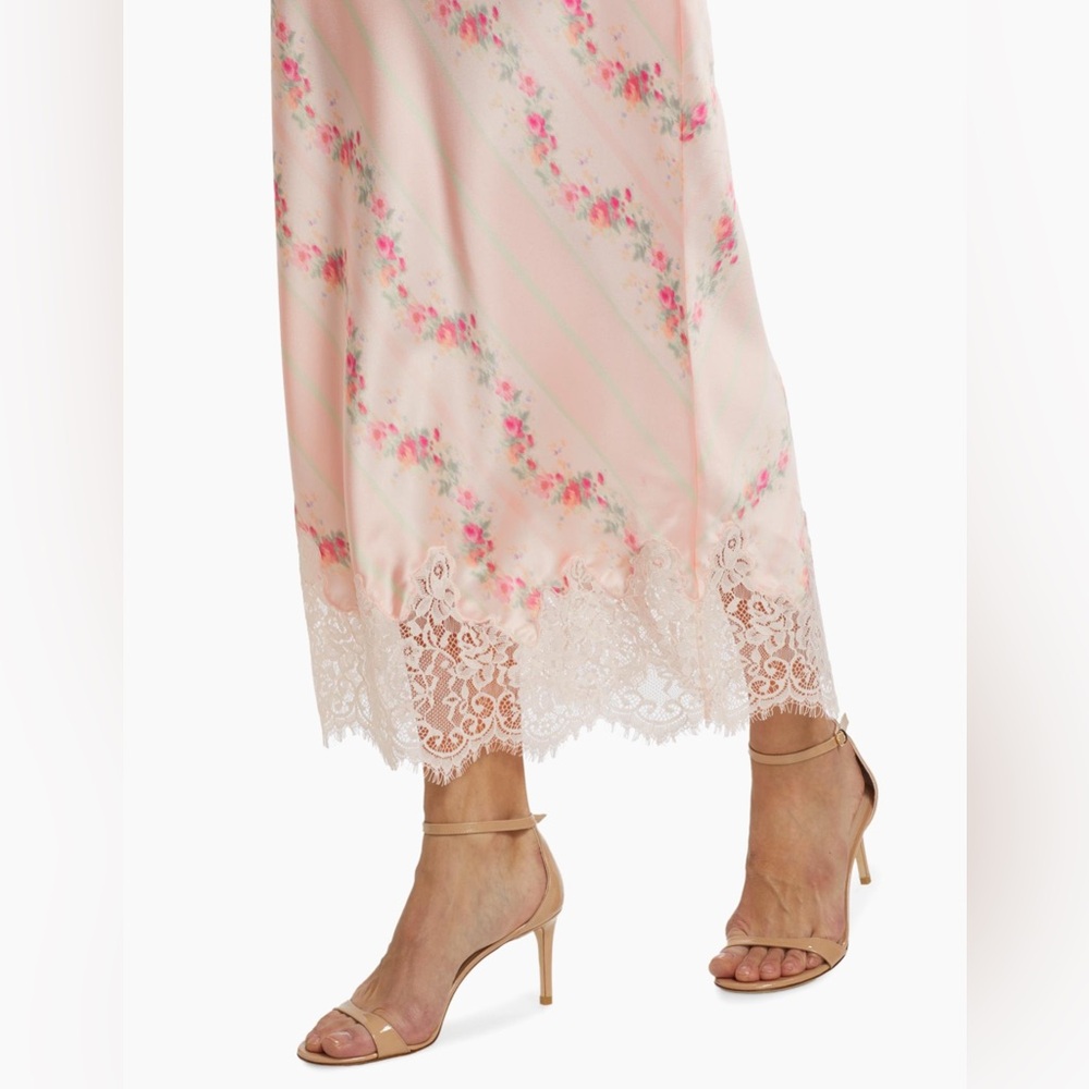 LoveShackFancy Malina Maxi Skirt, Apricot Medley - Picture 6 of 14